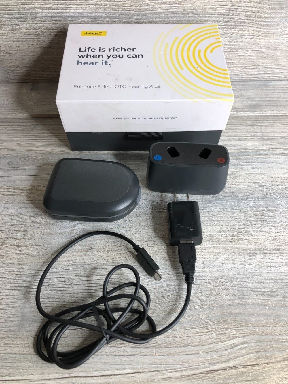 Jabra Enhance Select 50R OTC Hearing Aids – Silver Parts no code